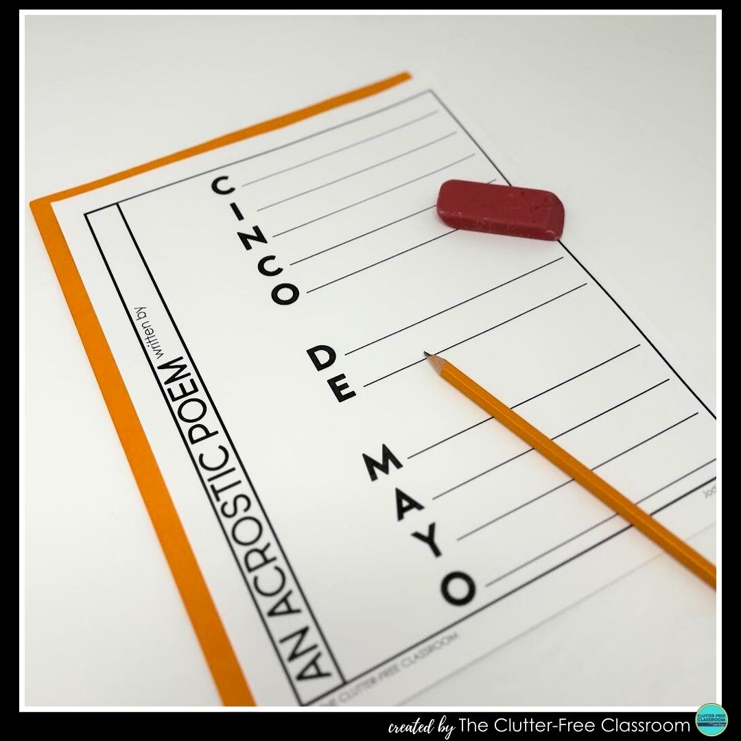 Cinco de Mayo acrostic poem