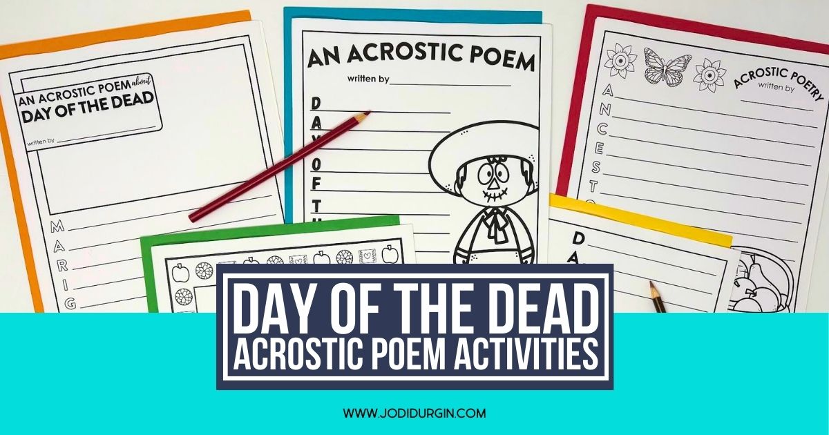Day of the Dead acrostic poem templates