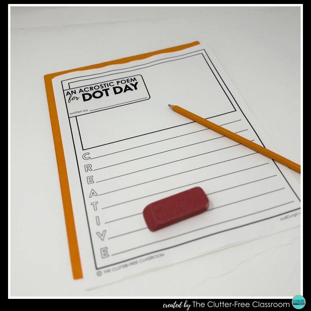 Dot Day acrostic poem