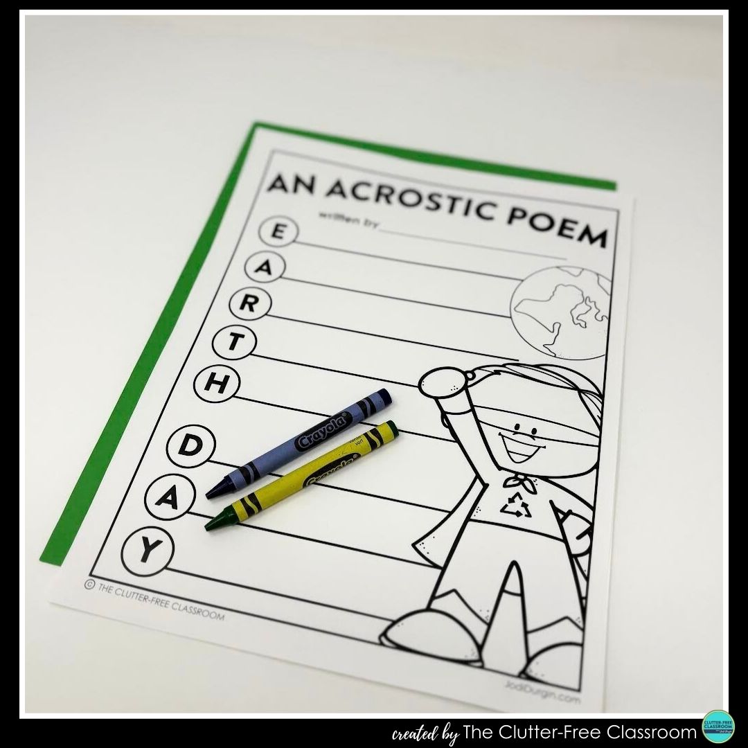 Earth Day acrostic poem