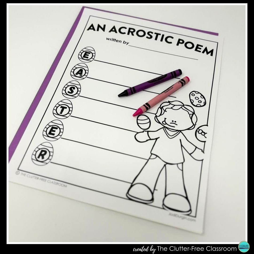 Easter acrostic poem