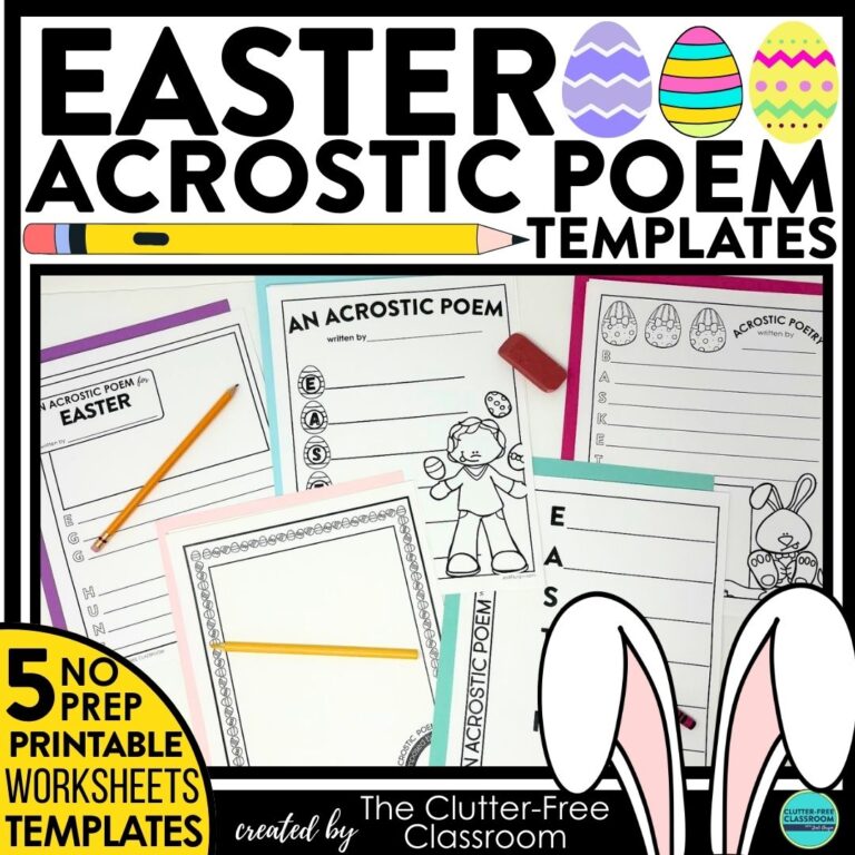 Easter acrostic poems