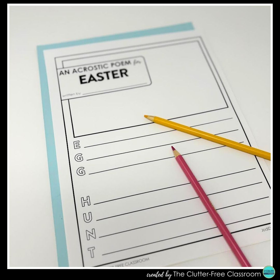 Easter acrostic poem