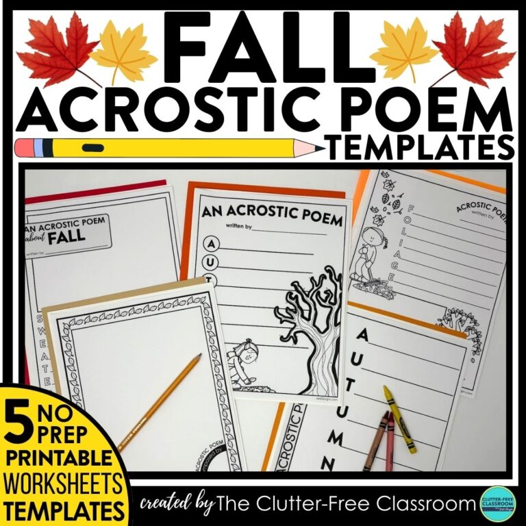 fall acrostic poems