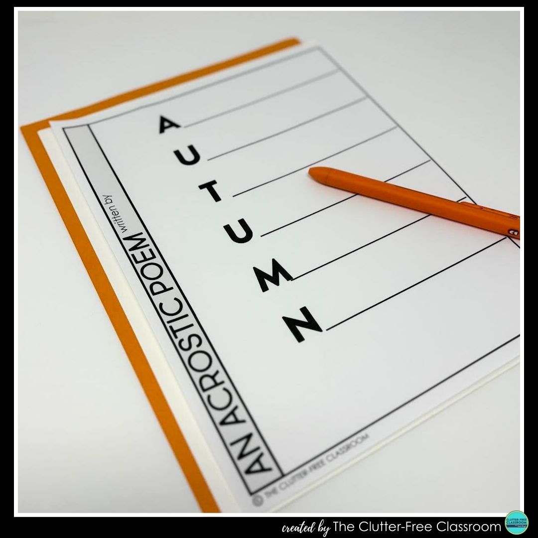 fall acrostic poem