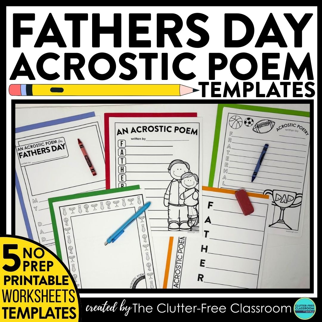Father's Day acrostic poems