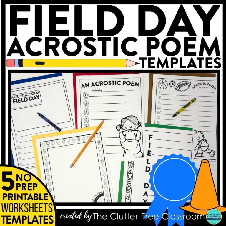 field day acrostic poems