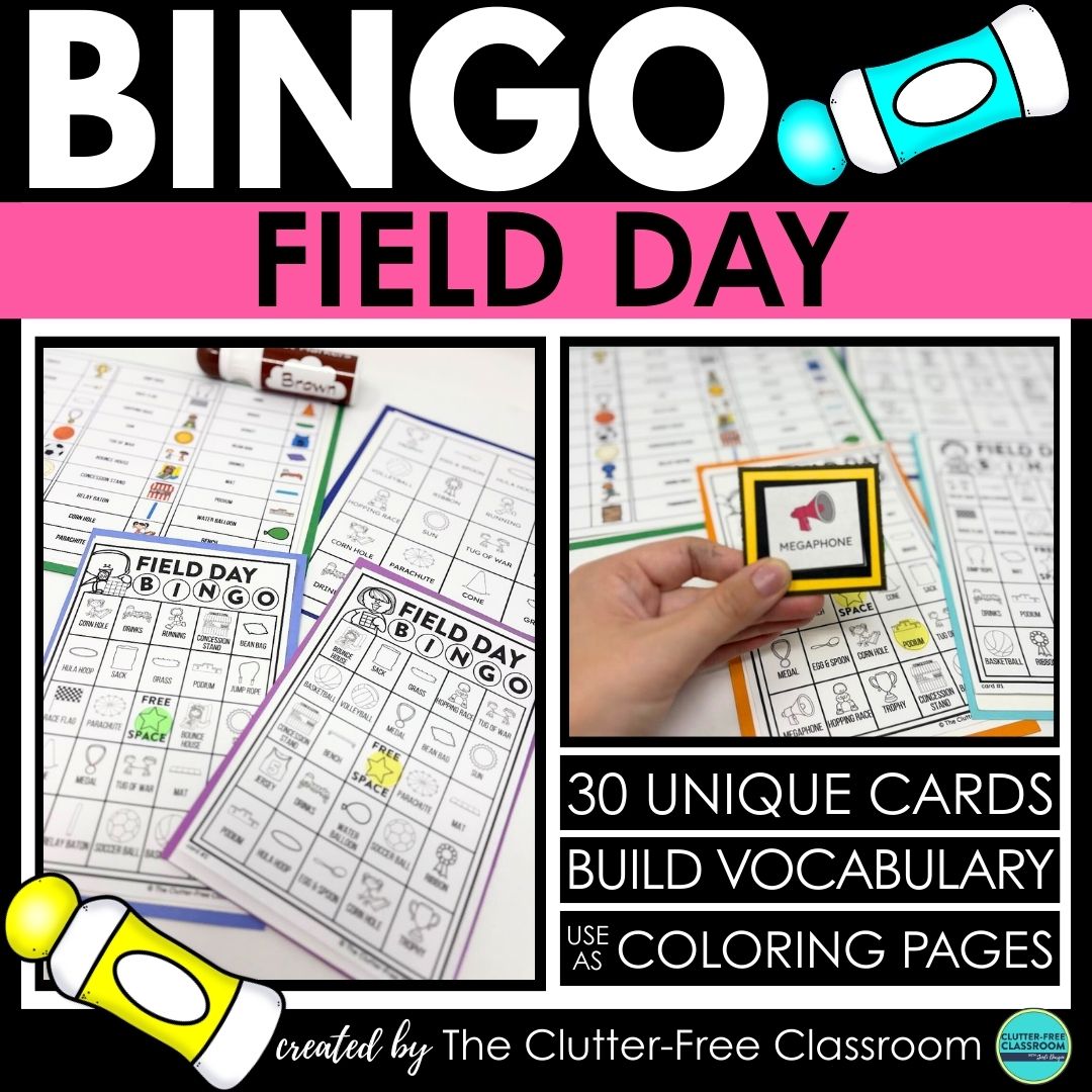 field day Bingo activities