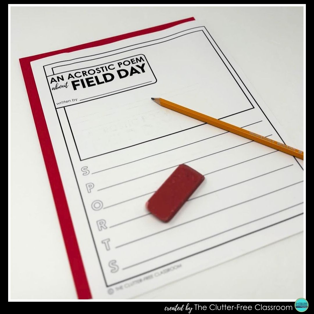 field day acrostic poem