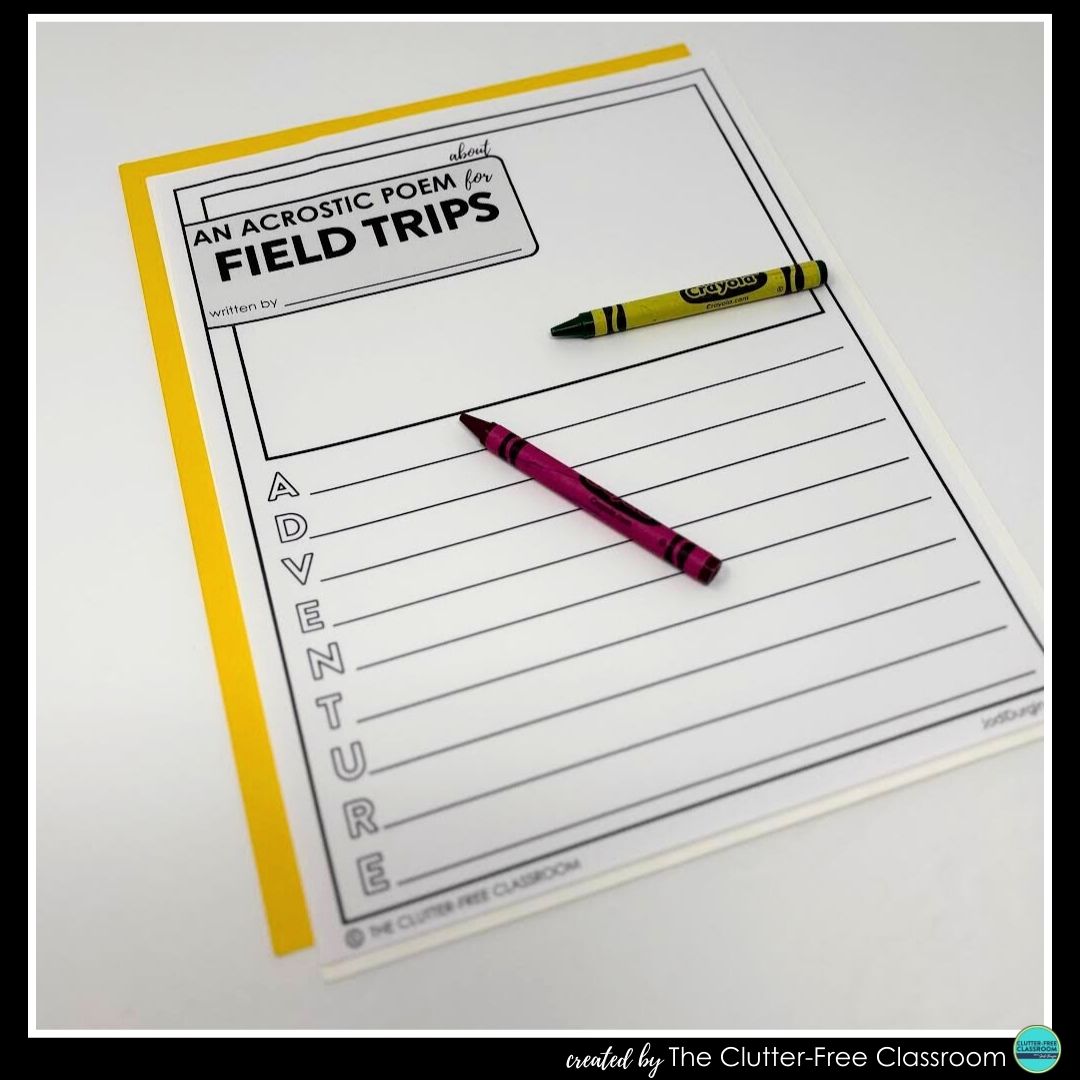 field trip acrostic poem