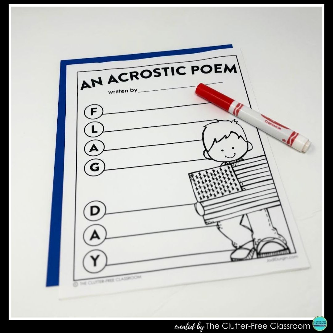 Flag Day acrostic poem