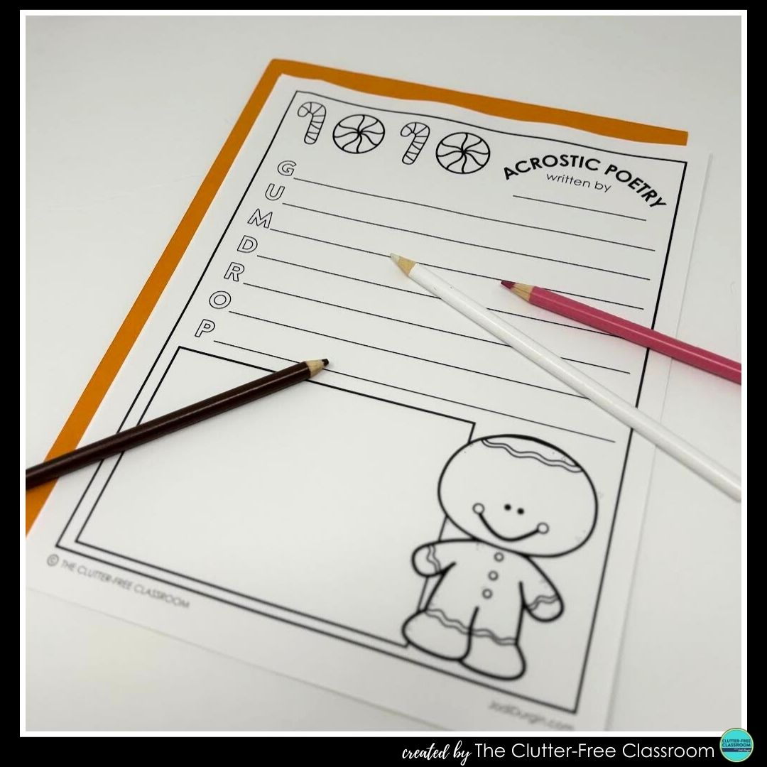 gingerbread acrostic poem