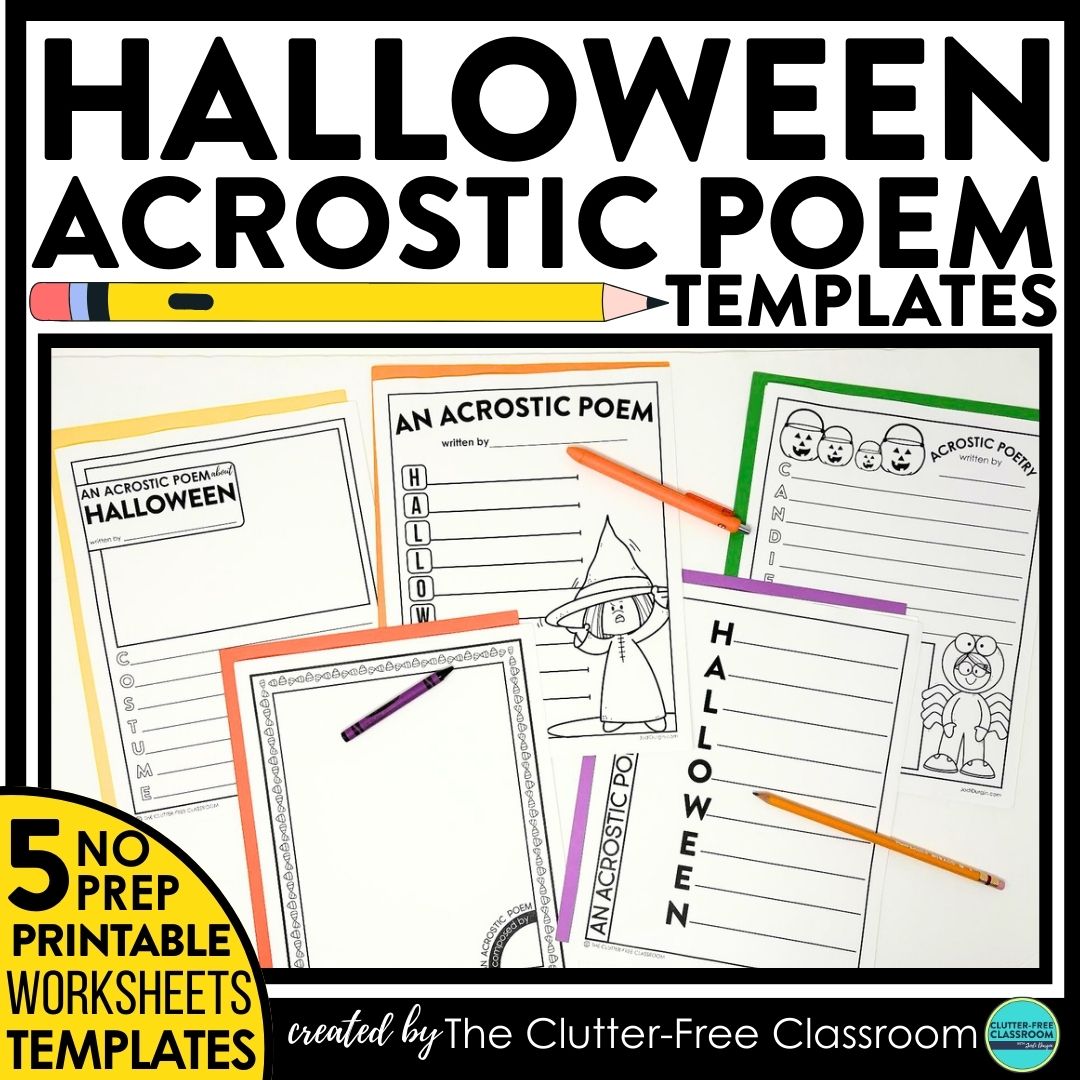 Halloween acrostic poems