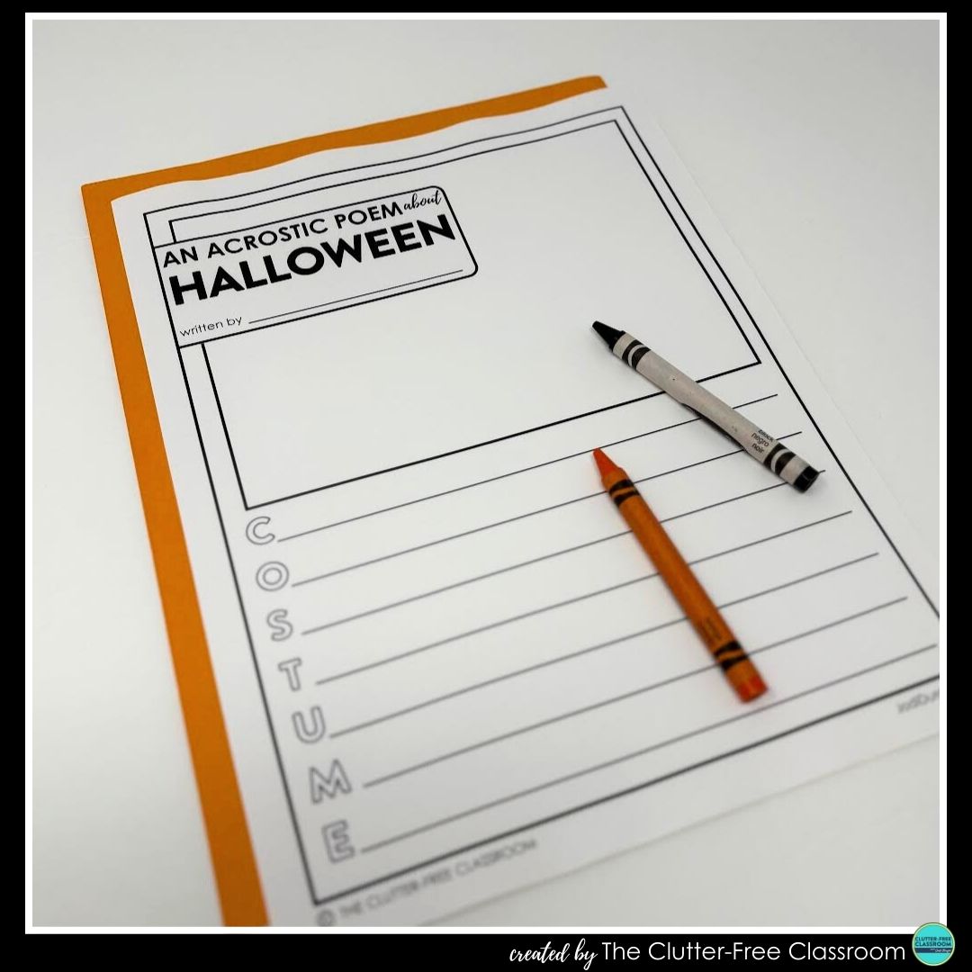 Halloween acrostic poem