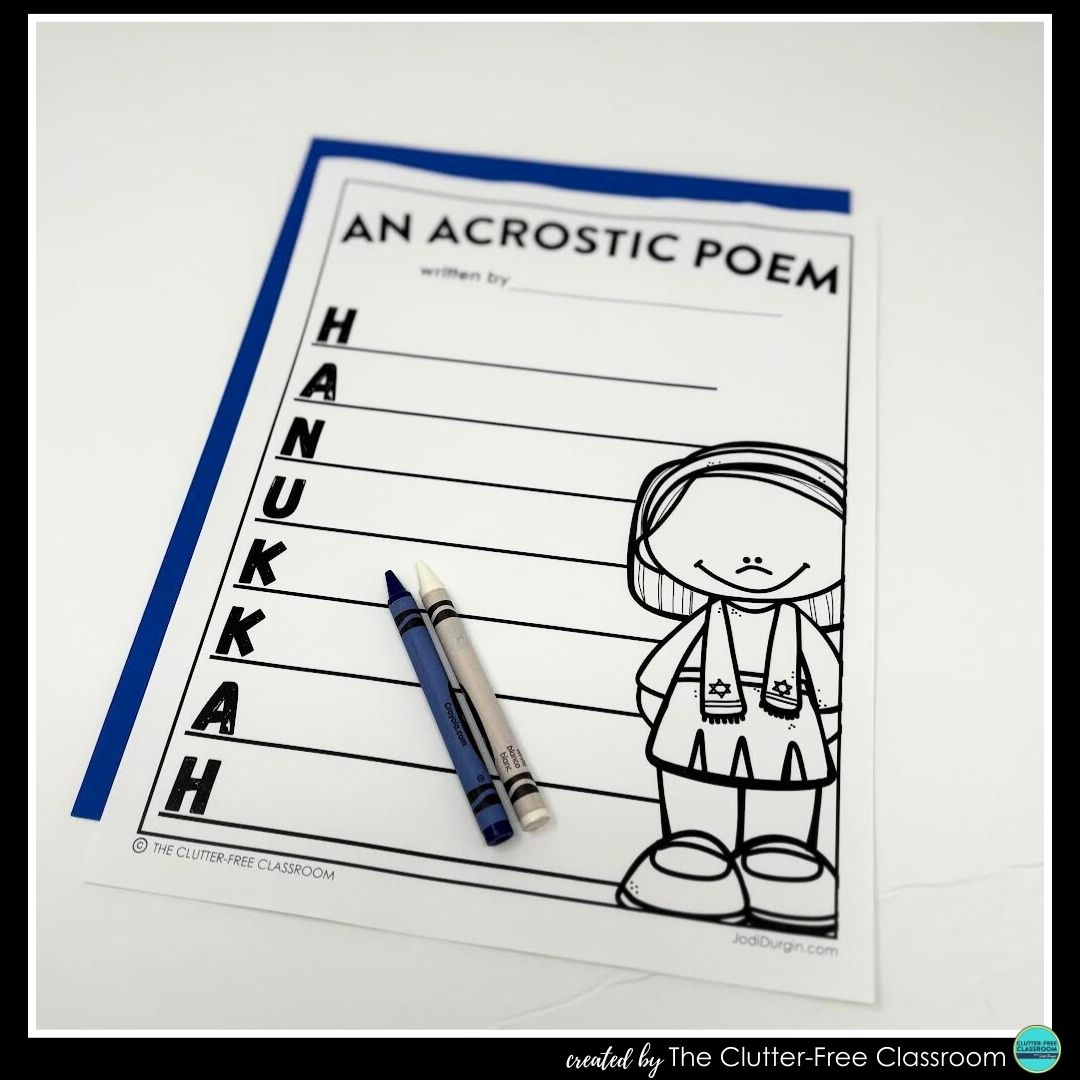 Hanukkah acrostic poem