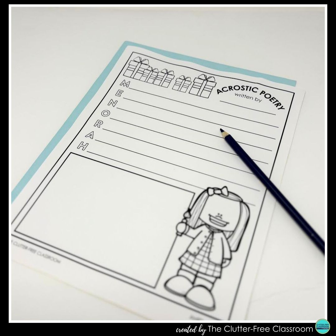 Hanukkah acrostic poem