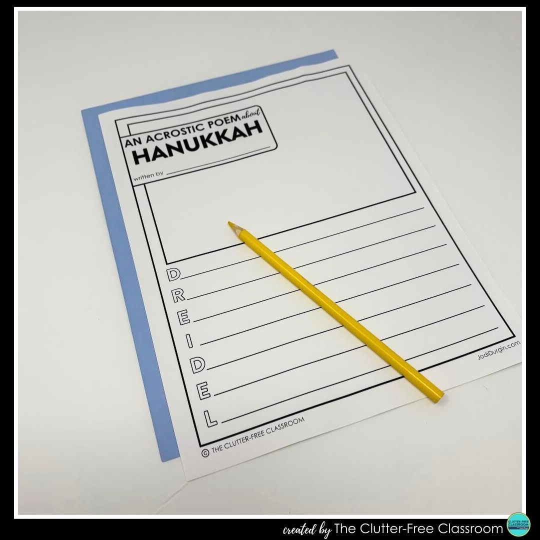 Hanukkah acrostic poem