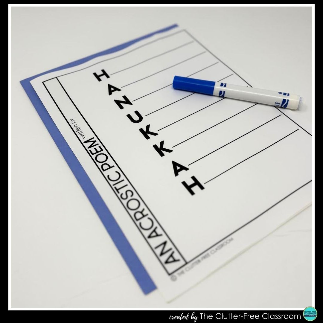 Hanukkah acrostic poem