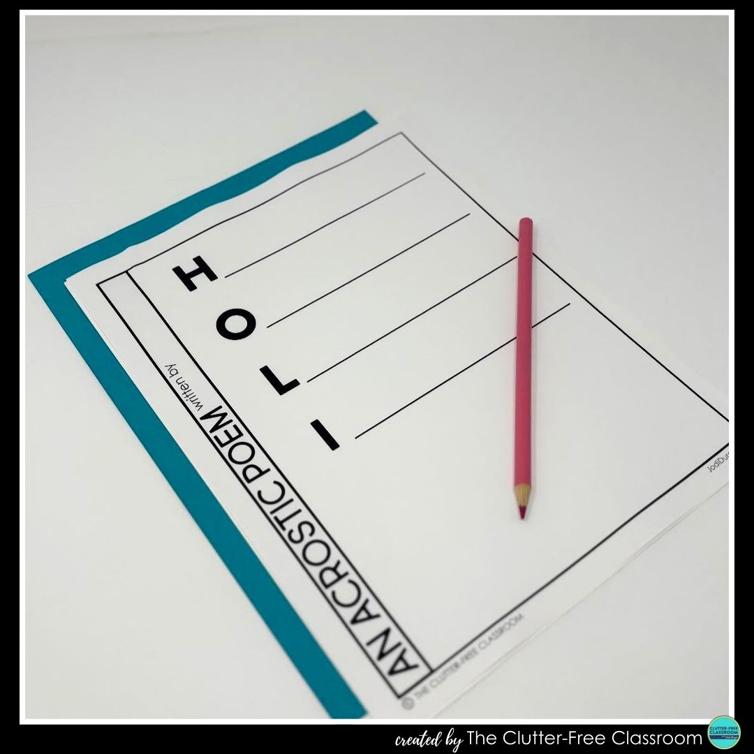 Holi acrostic poem