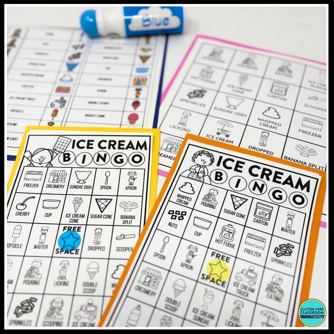 ice cream Bingo