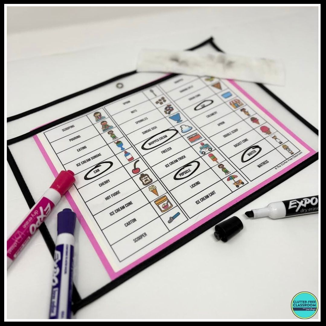 ice cream Bingo