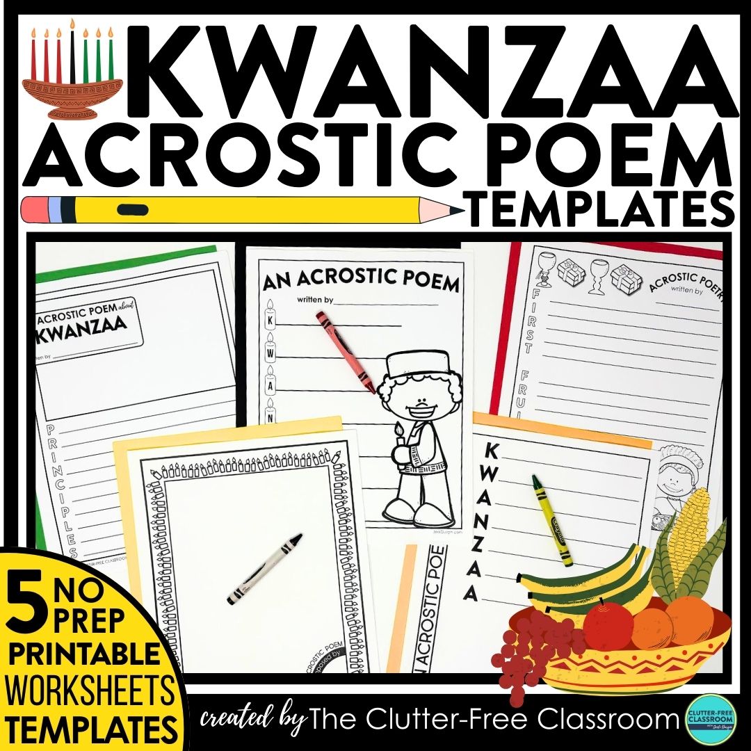 Kwanzaa acrostic poems