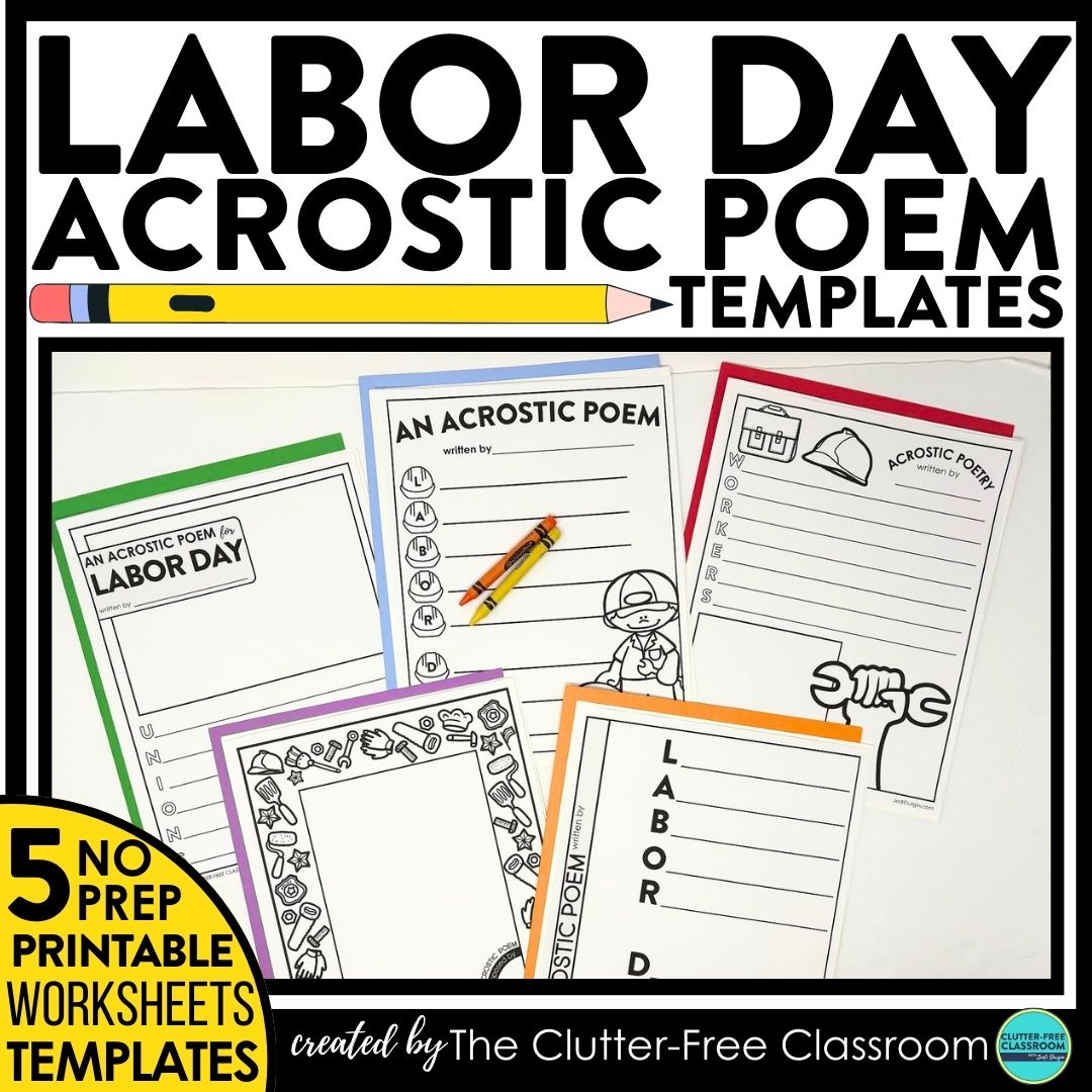 Labor Day acrostic poems