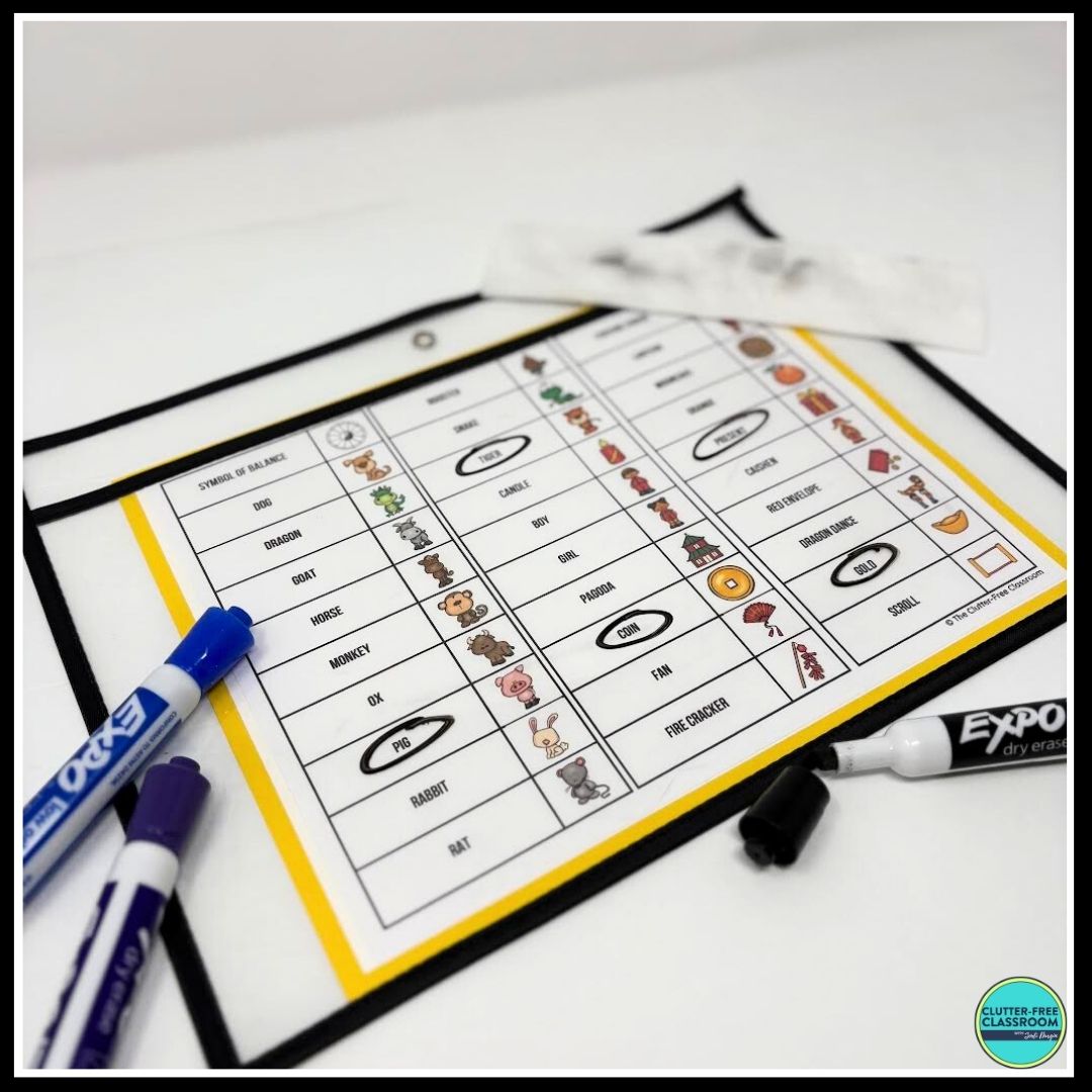 Lunar New Year Bingo