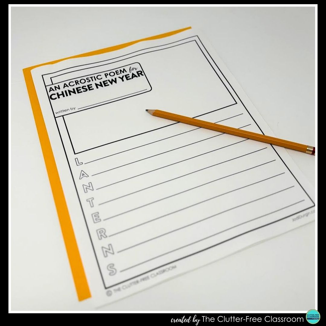 Lunar New Year acrostic poem