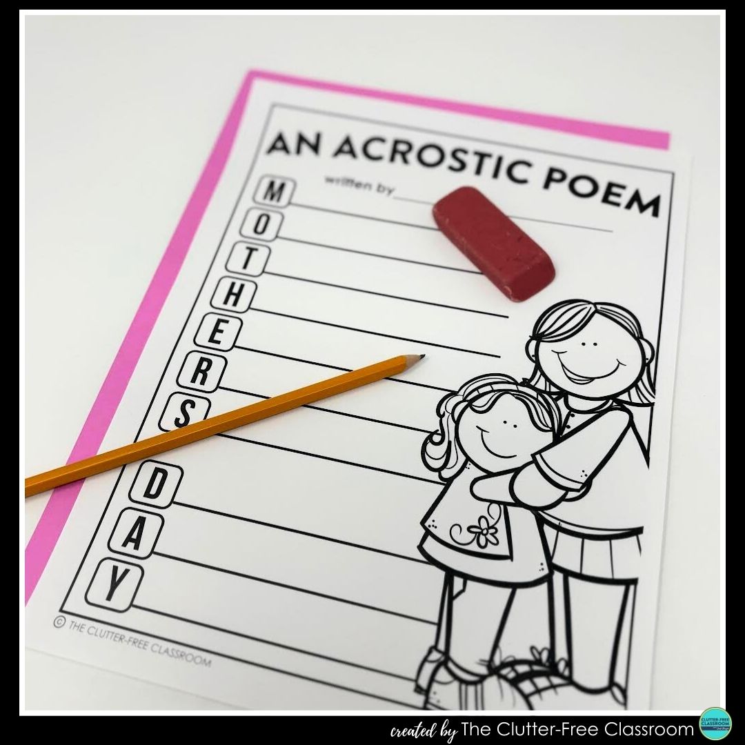 Mother's Day acrostic poem