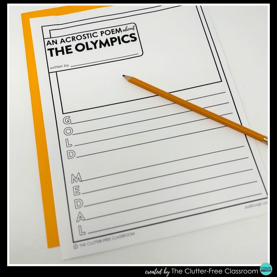 Olympics acrostic poem