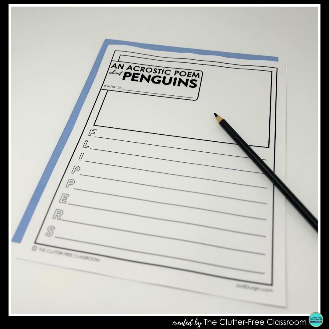 penguin acrostic poem