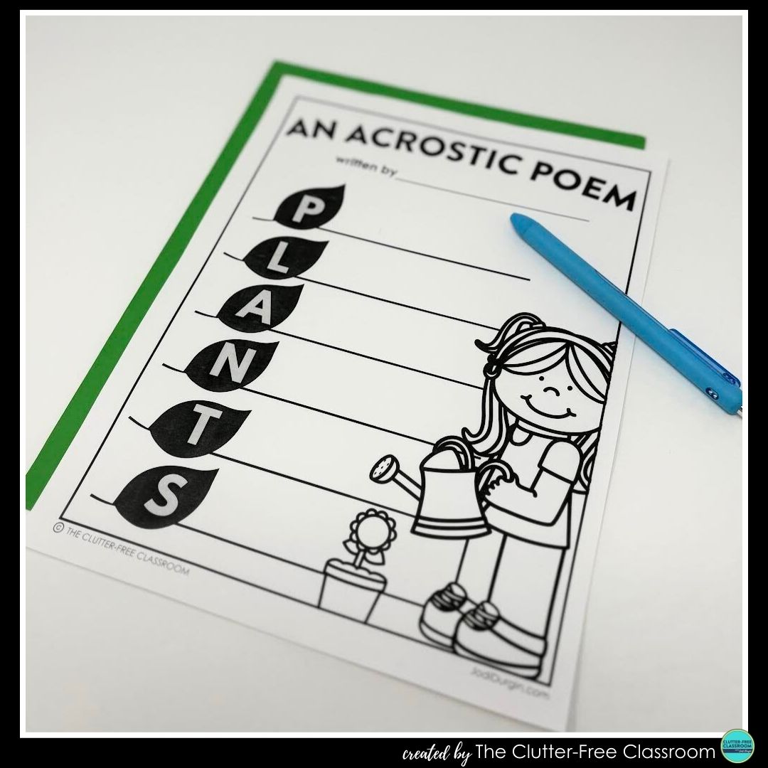 plant acrostic poem