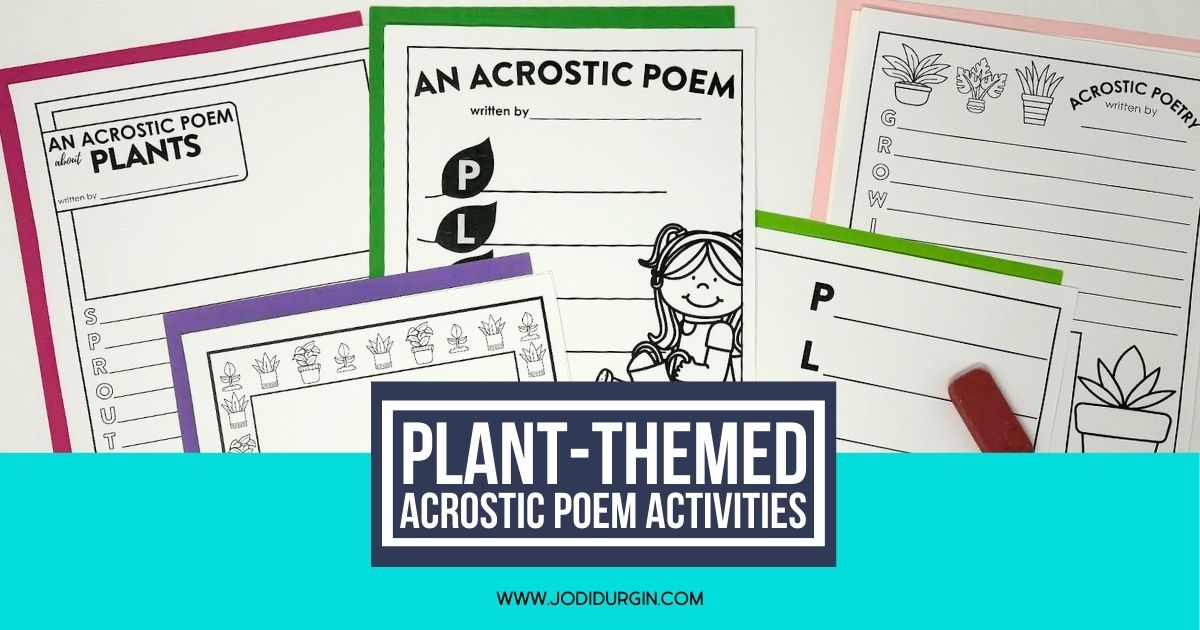 plant acrostic poem templates