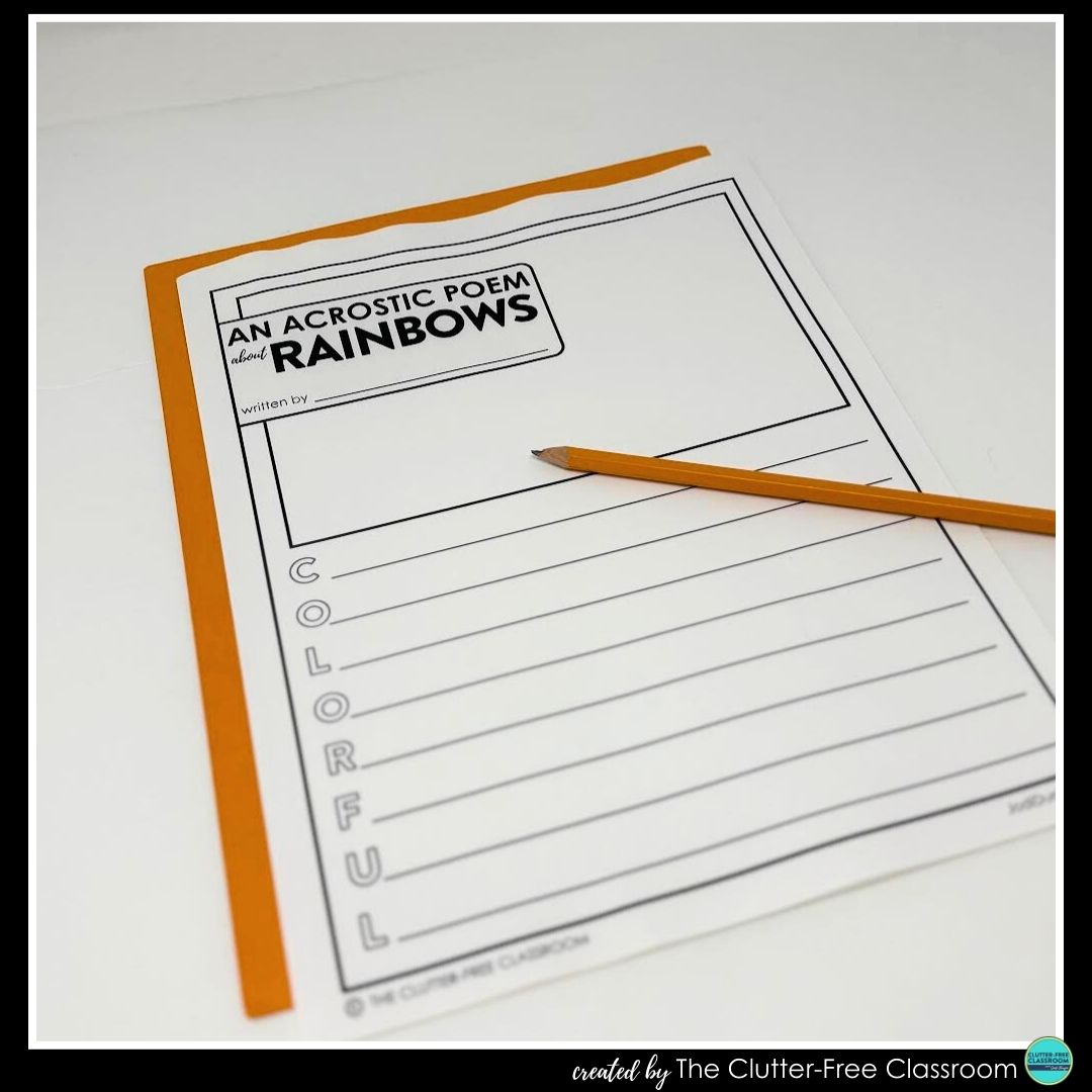 rainbow acrostic poem