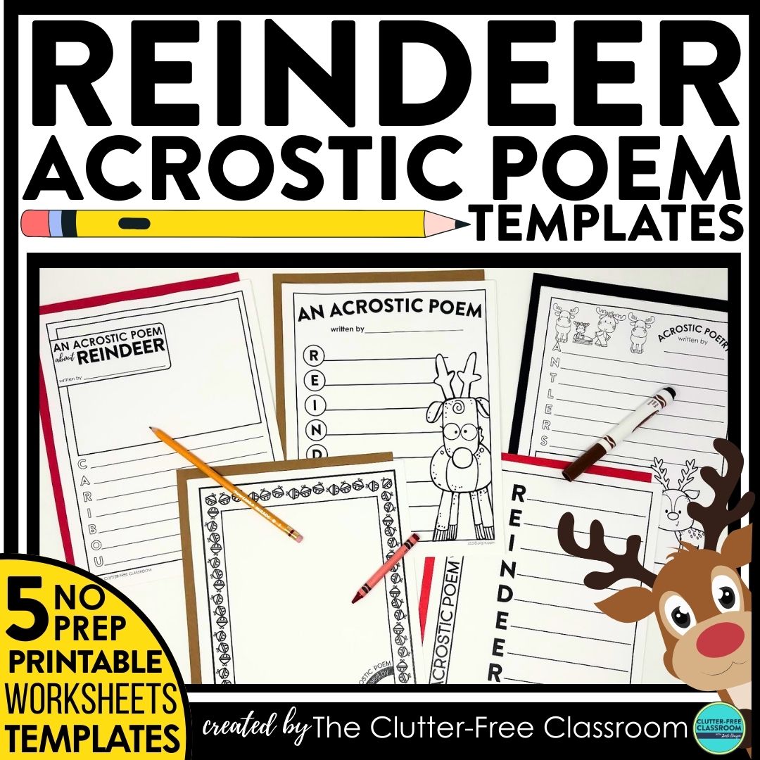 reindeer acrostic poems