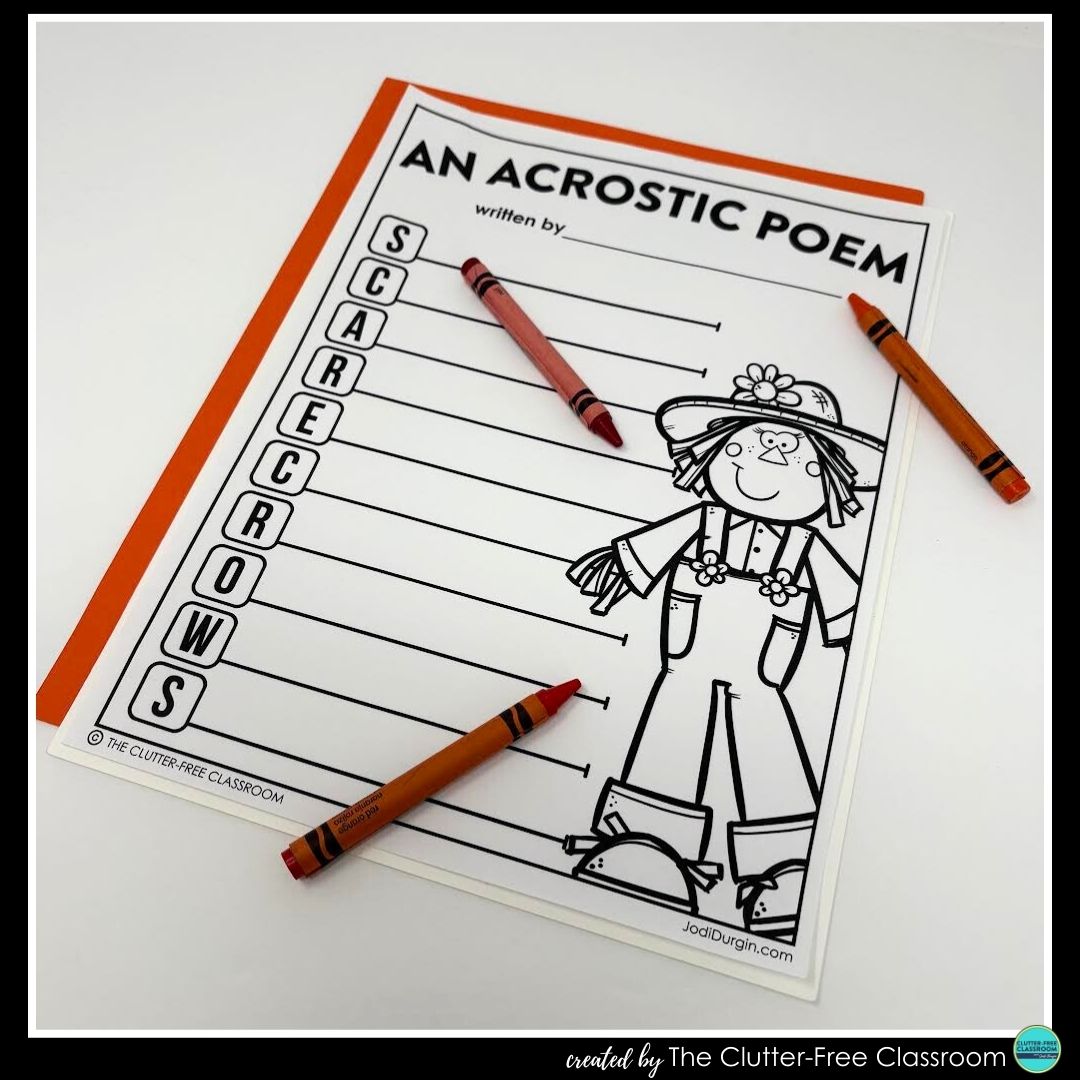 scarecrow acrostic poem