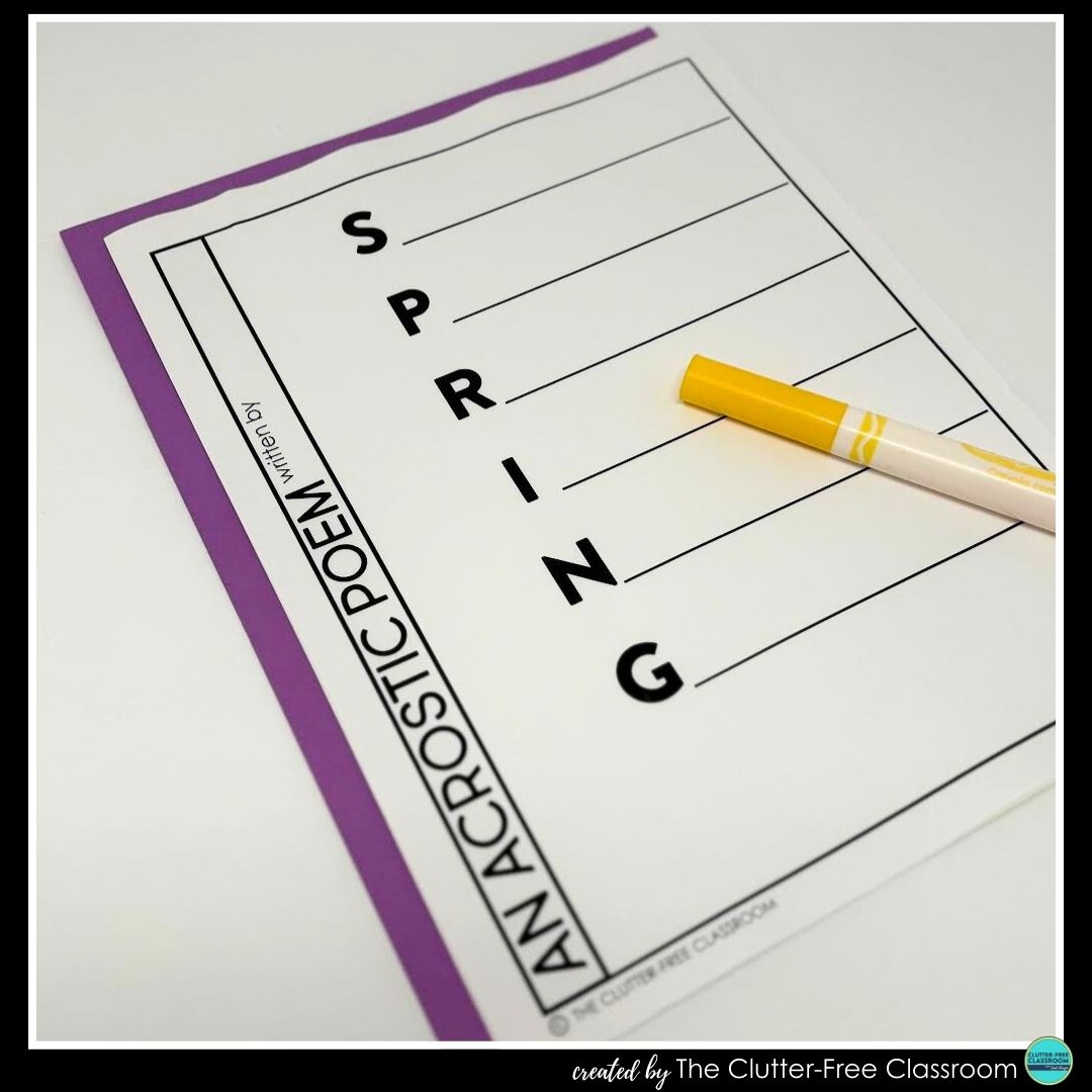 spring acrostic poem