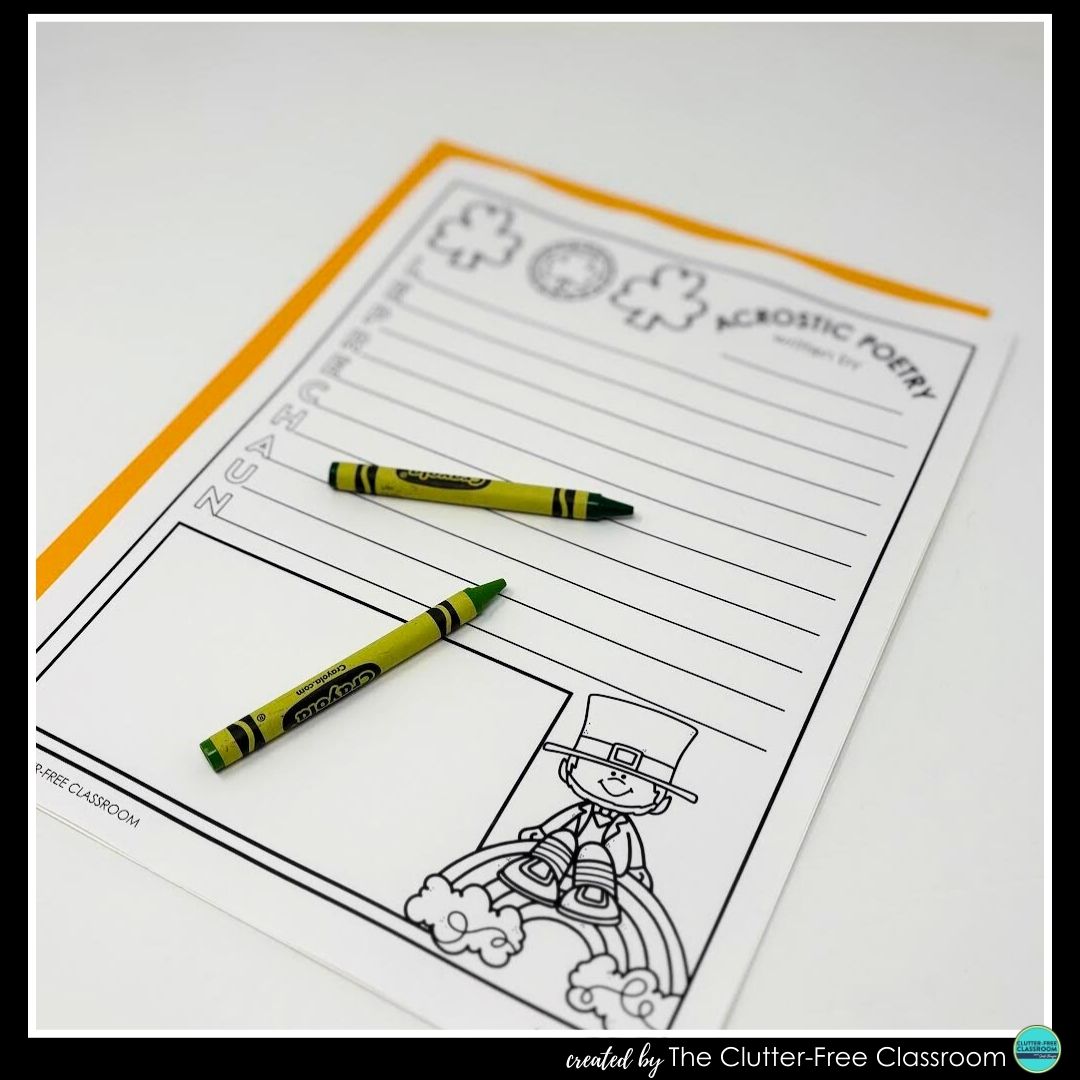 St. Patrick's Day acrostic poem