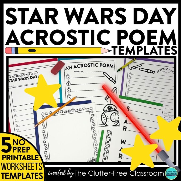 Star Wars acrostic poems