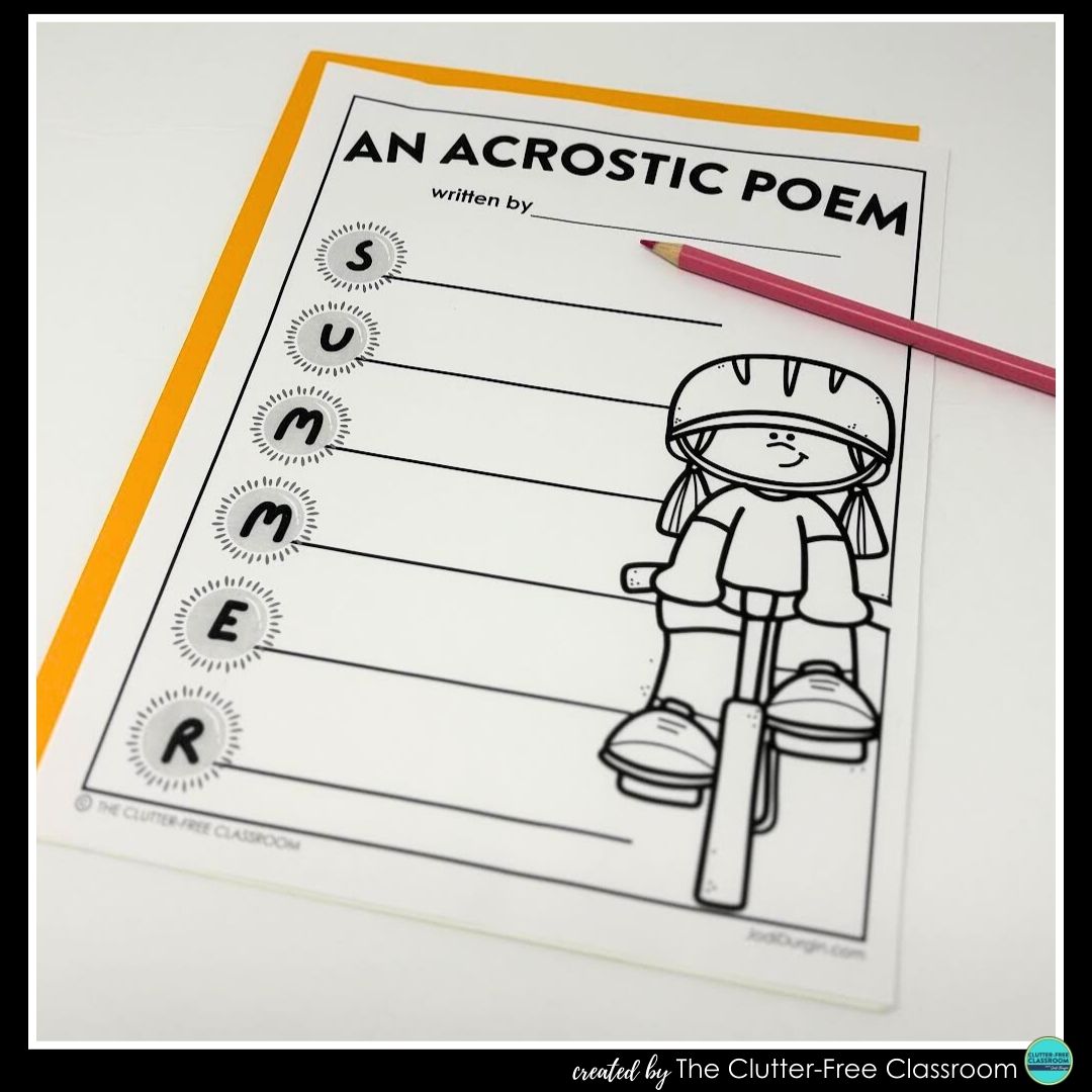 summer acrostic poem