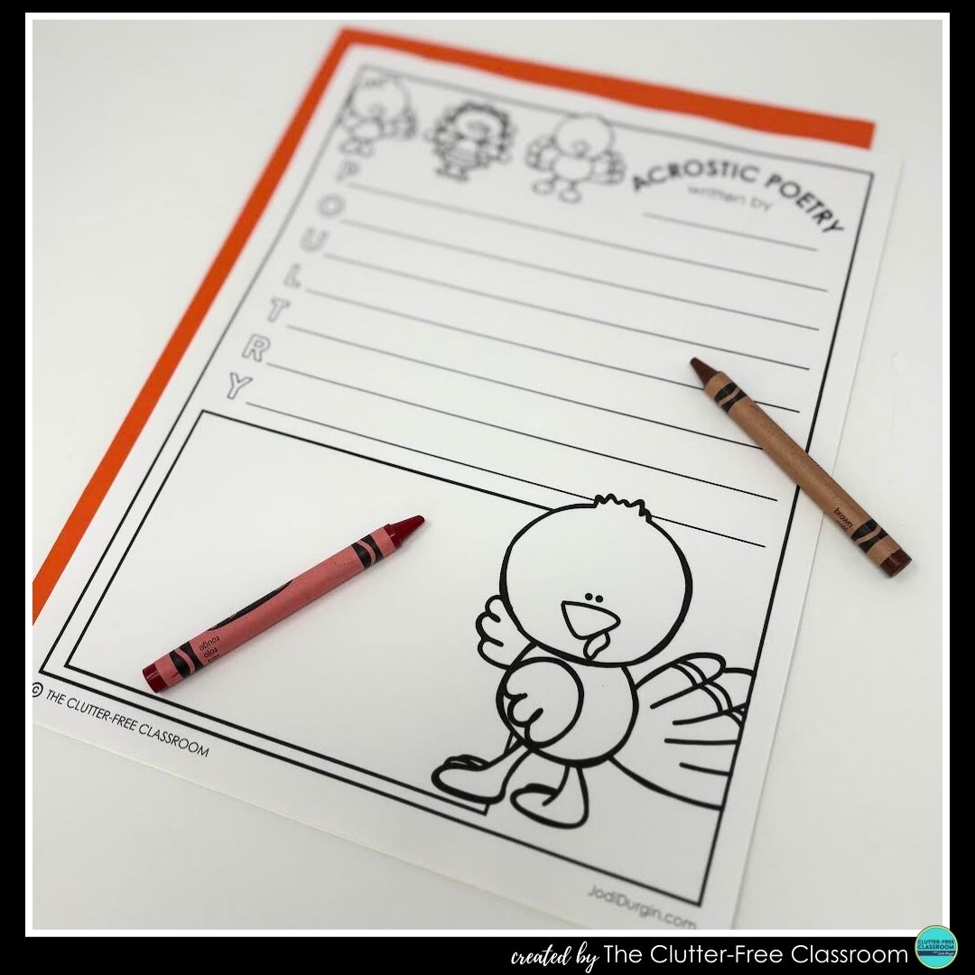 turkey acrostic poem