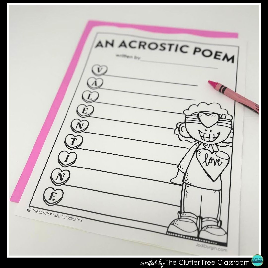 Valentine's Day acrostic poem