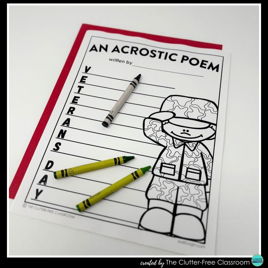 Veterans Day acrostic poem