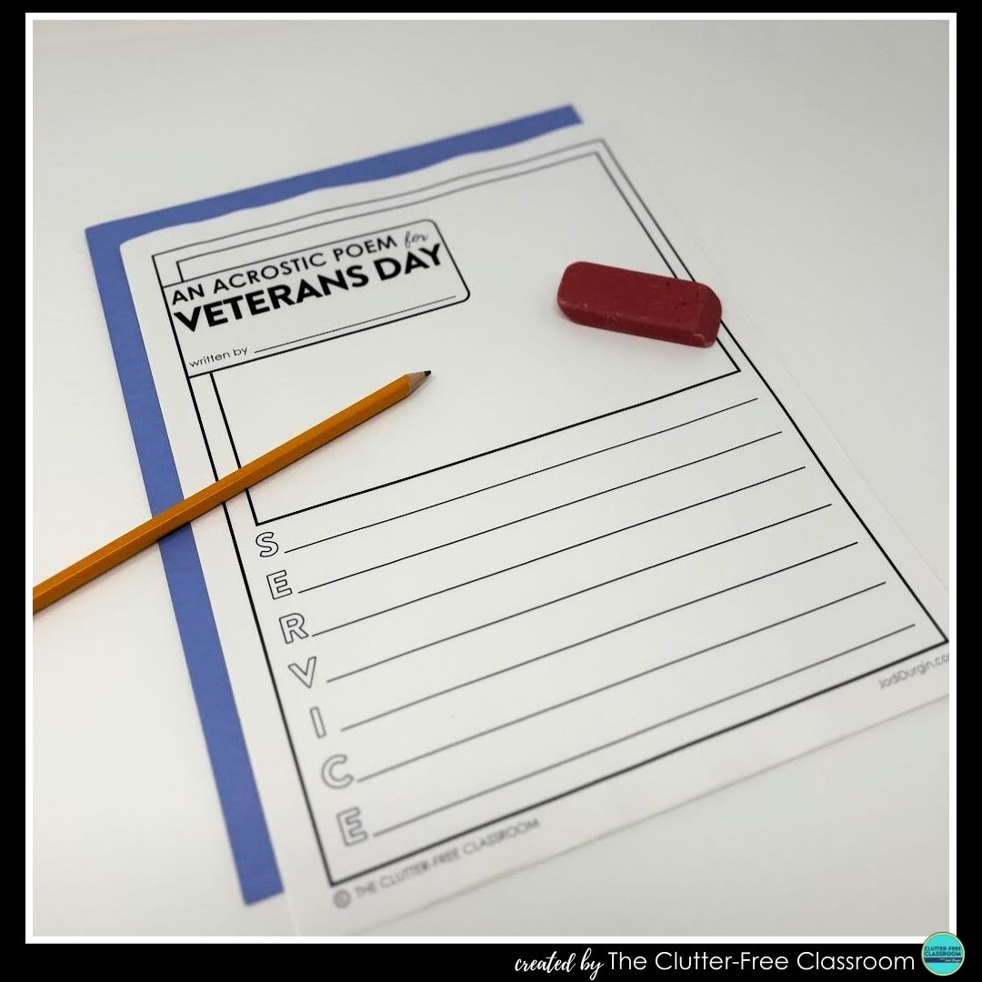 Veterans Day acrostic poem