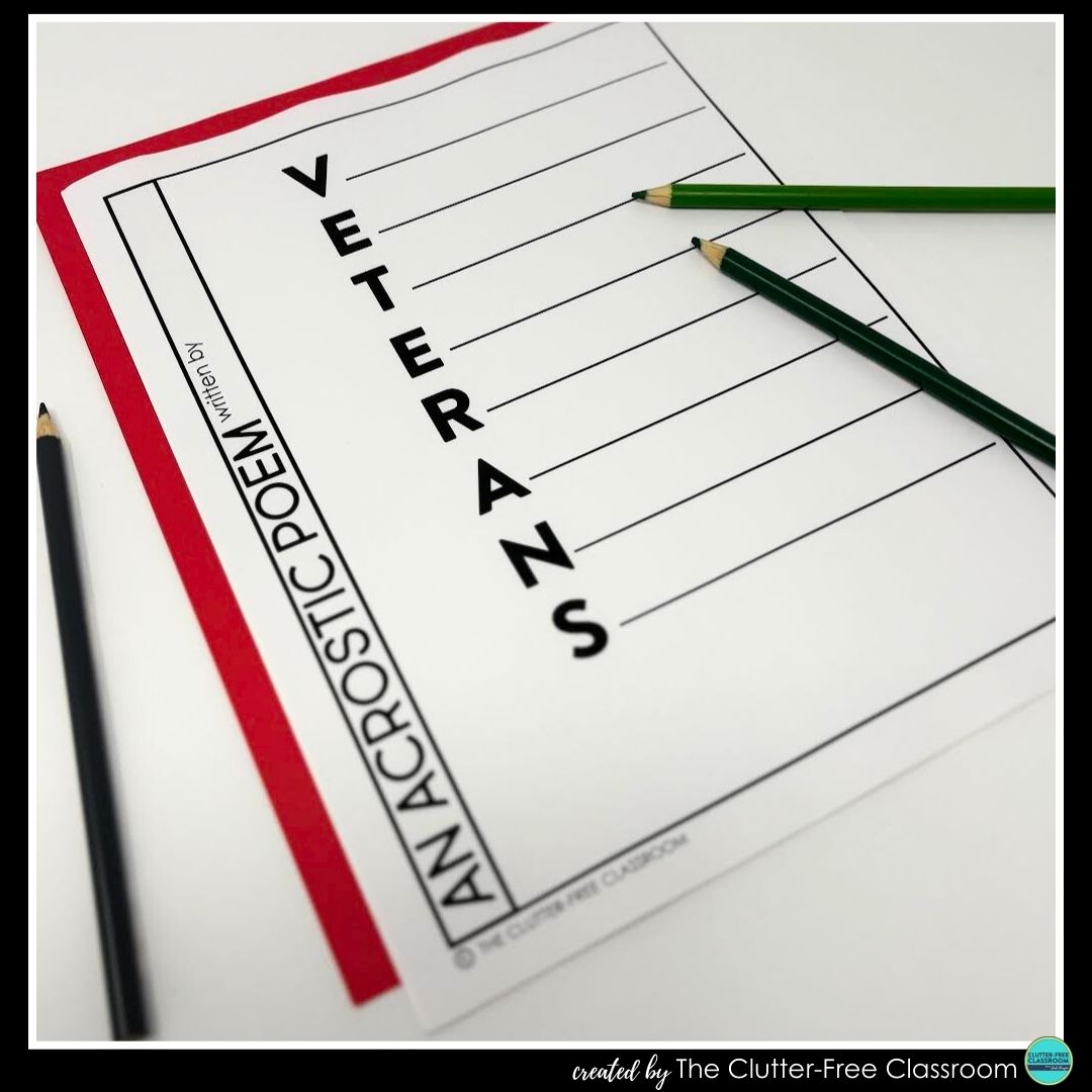 Veterans Day acrostic poem