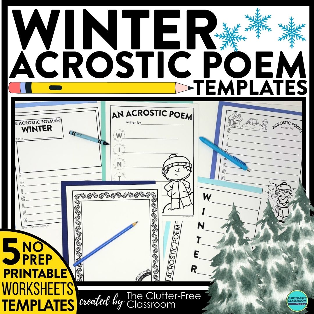 winter acrostic poems