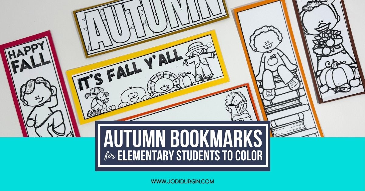 printable autumn bookmarks