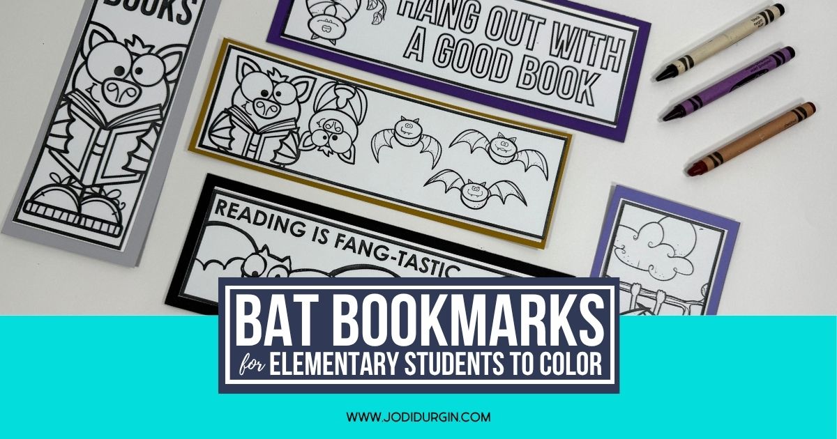 printable bat bookmarks