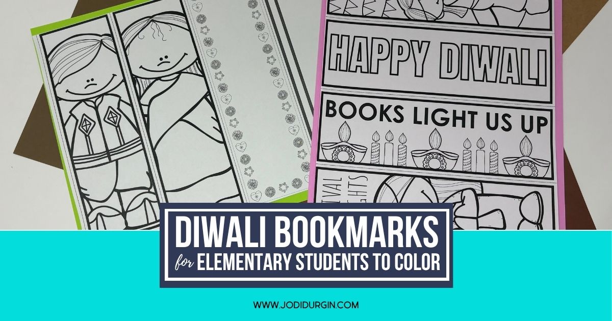 printable Diwali bookmarks
